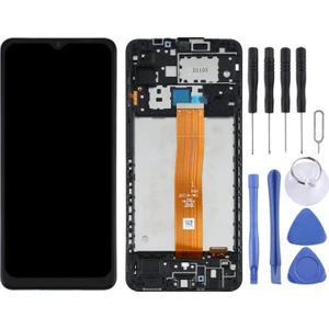 Çelik Pro Samsung Uyumlu Galaxy SM-A125 A12 Ekran LCD Dokunmatik Full Çıtalı