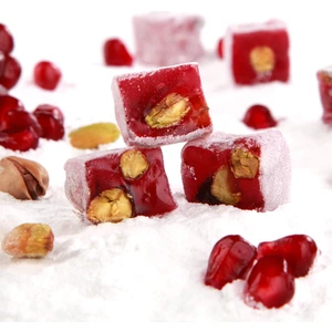 Nar Aromalı Antep Fıstıklı Mini Lokum 500g