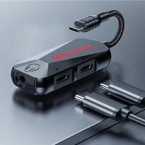 Deppo Trend Ipad/macbook/iphone 15/15 Plus/15/pro/15 Pro Max Uyumlu Type-C To 3.5mm Jack Çevirici Dönüştürücü Adaptör 2x Type-C Aux Çevirici Çoklayıcı Type-C Adapter