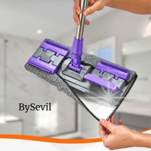 By Sevil Istediğin Bezi ve Sapı Tak Kullan Mandallı Mop (Sap Dahil Değildir) Her Sapa Uygundur