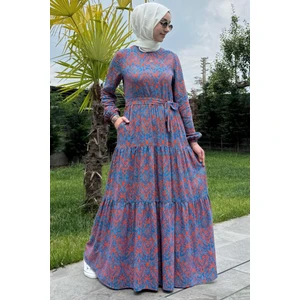 Rabia Şamlı Betül Turuncu Elbise