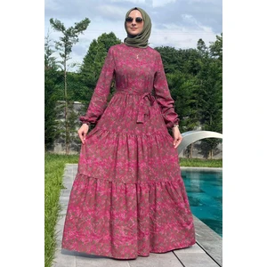 Rabia Şamlı Betül Gül Kurusu Elbise