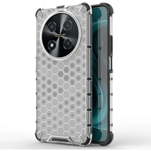 Huawei Nova 12I 4g / Enjoy 70 Pro Kılıf Için Pc+Tpu Petek Tasarımlı Koruyucu Telefon Kapağı - Gri (Yurt Dışından)