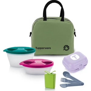 x Peppycooky Yeşil Set 6 Çantalı Yemek Taşıma ve Beslenme Seti