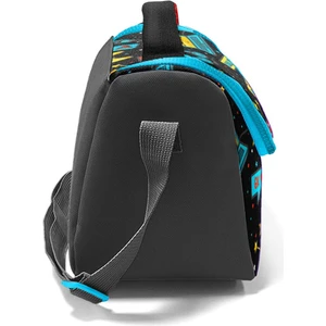 Coral High Kids Siyah Mavi Gamer Desenli Thermo Beslenme Çantası 11892