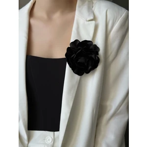 Chance Gift Elegant Iğneli Yaka Çiçeği Kumaş Çiçek Broş Kumaş Yaka Gülü Ceket Elbise Şapka Için Şık Aksesuar