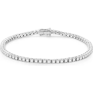 Yantra Silver 925 Ayar Gümüş Su Yolu Bileklik- 3 mm