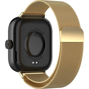 Novstrap Xiaomi Mi Band 8 Pro ile Uyumlu Kordon Mıknatıslı Metal Hasır Kordon Kayış