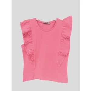 Little Star Kız Çocuk Çift Kalpli T-Shirt