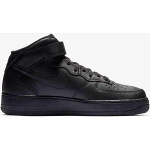 Air Force 1 Mid Erkek Siyah Günlük Ayakkabı