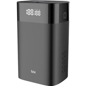 PB65W 20000MAH USB ve 2*type-C Pd 65W Üç Çıkışlı Dijital Ekranlı Powerbank Siyah