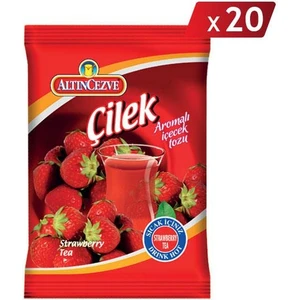 Çilek Aromalı Içecek Tozu 250 gr - 20Lİ Paket