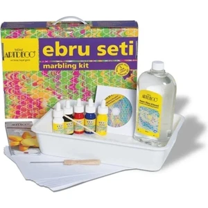 8 Renk Ebru Başlangıç Seti - Orta Boy