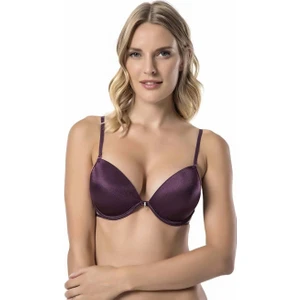 Intive Lingerie Le Jardin Valeria Biyeli Taşlı Mikro Push-Up Arkası Ip Detaylı Sütyen - 7007