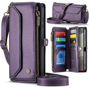 Mays Shop Kadınlar Için Crossbody Durumda Samsung Galaxy S24 Cüzdan Durumda Kart Tutucu (Yurt Dışından)