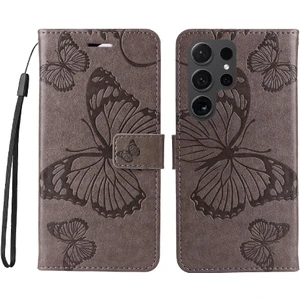 Mays Shop Kart Yuvası Standı ile Samsung Galaxy S24 Ultra Için Kılıf Darbeye Kapak Pu (Yurt Dışından)