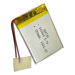 303040 3.7V 350 Mah Li Polymer Pil