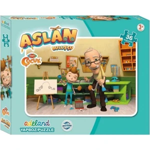 Trt Çocuk Aslan Kutulu Puzzle 35 Parça