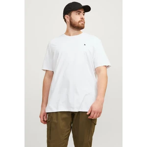 Jack & Jones Jjepaulos Büyük Beden Bisiklet Yaka Pamuklu T Shirt Erkek T Shirt 12253778