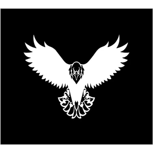 Seç Reklam Kartal Kanatları Açık Kartal Sticker