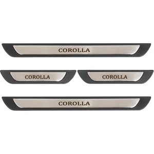 Corolla Uyumlu 4 Prç. Iç Kapı Eşiği Krom Abs