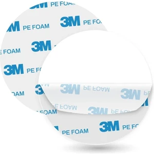 Dünya Magnet 50 Adet 3m Yuvarlak Kesimli Çok Güçlü Çift Taraflı Köpük Bant 38MM Çap