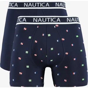 Nautıca Erkek Lacivert Desenli 3'lü Boxer X45002T.4NV