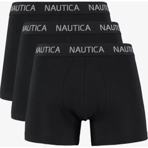 Nautıca Erkek Siyah Standart Fıt 3'lü  Boxer XE45110T.0TB