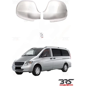 Mercedes Vito W639 Uyumlu 2003-2010 Krom Ayna Kapağı 2 Parça Paslanmaz Çelik