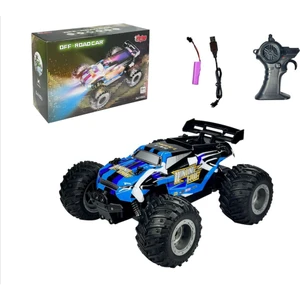 Uzaktan Kumandalı Full Fonksiyon 2.4g 1:18 Şarjlı High Off Road Araba - Mavi