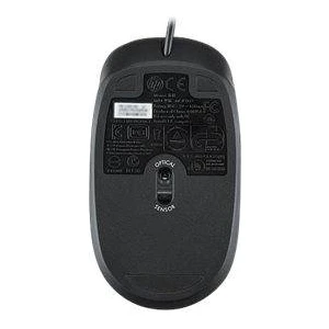 QY775AA - Hp 2-Buttons Ps/2 Wired Optical Mouse (Black / Gray) Kablolu