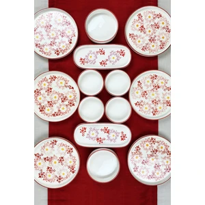 Dfn Life Pinky 14 Parça 6 Kişilik Handmade Kahvaltı Takımı