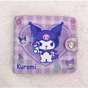 Syn İletişim Sanrio Kuromi Cinnamoroll My Melodi Melody Pochacco Deri Cüzdan Kartlık Hediye Yurtdışından Getirildi