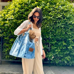 Salya Store Yeni Jean Köpek Taşıma Çantası 0 8 kg Küçük Irklar
