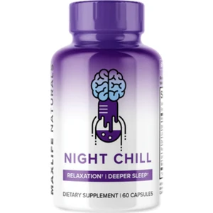 Maxlife Naturals Night Chill - Day Chill DHH-b 10mg  Night Time Natural Anxiety & Stress Support 60 Capsul made In Usa