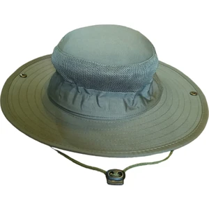 Avcı Market Yazlık Fileli Fötr Haki Renkli Şapka