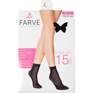 Siyah Kadın Soket Çorap FRV06