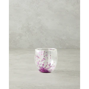 English Home Sparkle Borosilkat Cam Double Wall Kupa Pembe