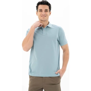 Erkek %100 Pamuk Basic Polo Yaka Regular Fit T-shirt Y25374351201
