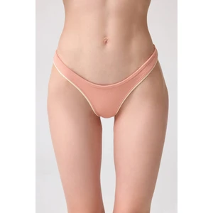 Los Ojos x Melodi Pudra-Krem Brezilya Modeli Bikini Altı Retro Bottom