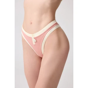 Los Ojos x Melodi Pudra-Krem Brezilya Modeli Bikini Altı Vintage Bottom