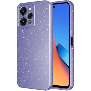 Techno Guru Redmi 12 Kılıf Kamera Korumalı Simli Lüks Koton Kapak