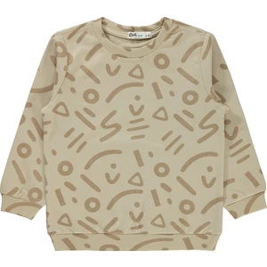 Civil Boys Erkek Çocuk Sweatshirt 2-5 Yaş Bej