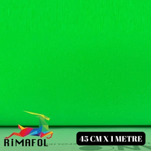 Neon Yeşil  Cricut ve Silhoutte Uygun Floklu Kadife Kendinden Yapışkanlı Folyo 45CMX1METRE