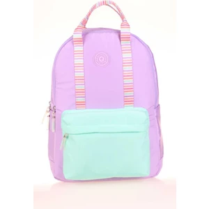 Double Stripe Sırt Çantası Lilac K1764