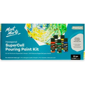 MONT MARTE SuperCell Dökme Boya Seti Premium 23 Parça