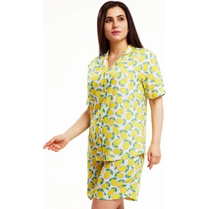 Baby Mom Limon Desenli Pijama Takımı Anne Giyim