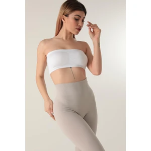 Seamless Straplez Askısız Pedli Büstiyer