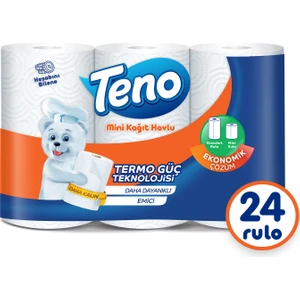Mini Kağıt Havlu 24 Rulo (3 Rulo x 8 Paket)
