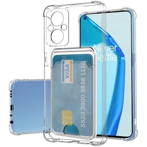 Xiaomi Poco M5 Kamera Korumalı Kartlıklı Setra Şeffaf Silikon Kılıf Ekran Koruyucu